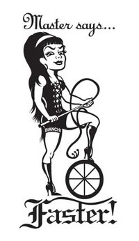 Bianchi Master Says Faster Sticker