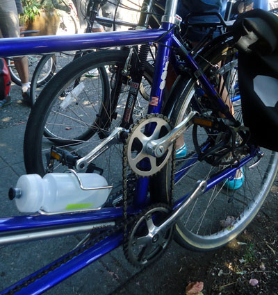 Anne's tandem with kid-back