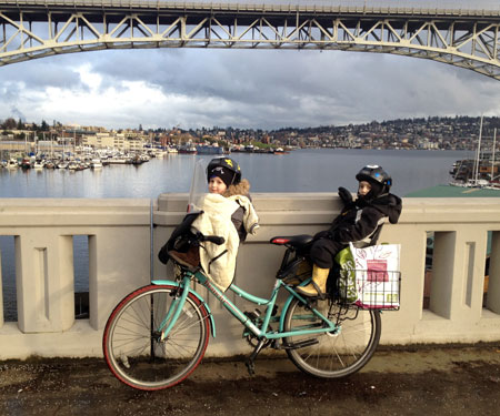 Sun on the Fremont Bridge
