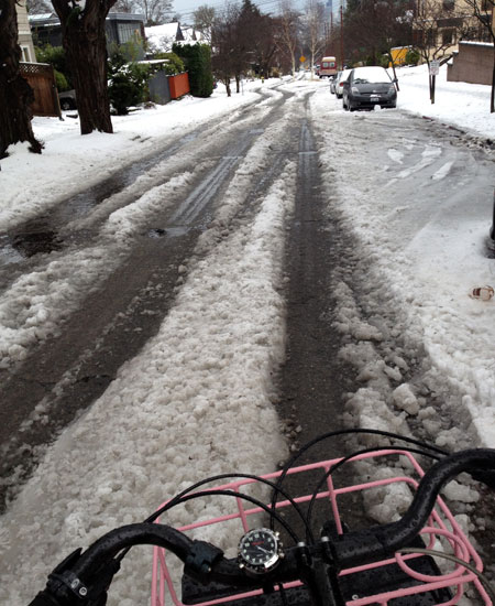 Wallingford side streets clearing up