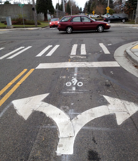 Interurban road arrows