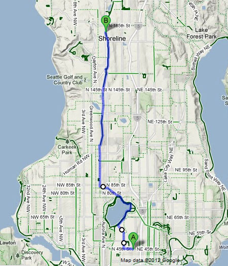 Wallingford to Shoreline