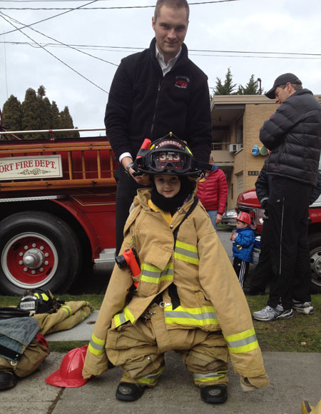 Fun, but he still wants to be a train conductor