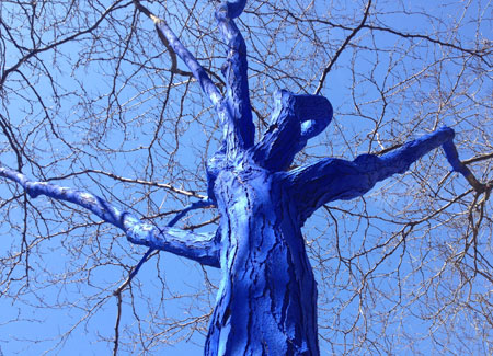 Blue tree