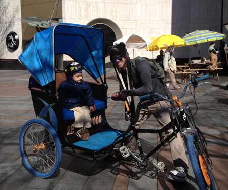 Pedicab stealing my business