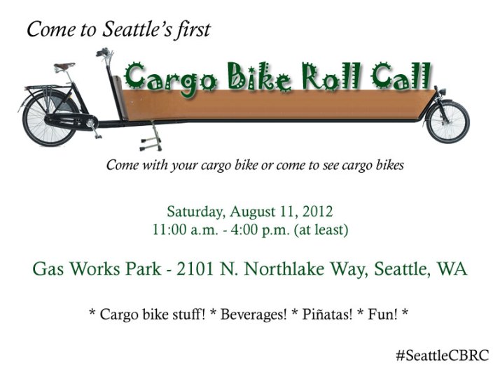 Seattle Cargo Bike Roll Call