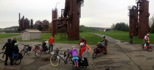 Families gather to ride on Thanksgiving