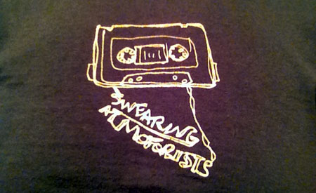 Swearing at Motorists--it's just the shirt I'm wearing today (it's a band, not an attitude)