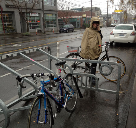 Capitol Hill bike corral