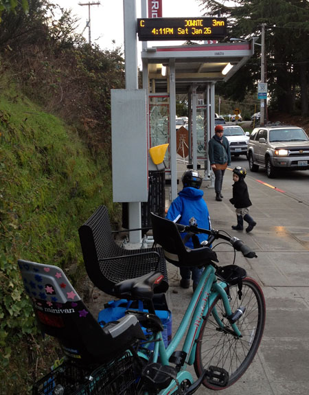 RapidRide stop leaving Fauntleroy