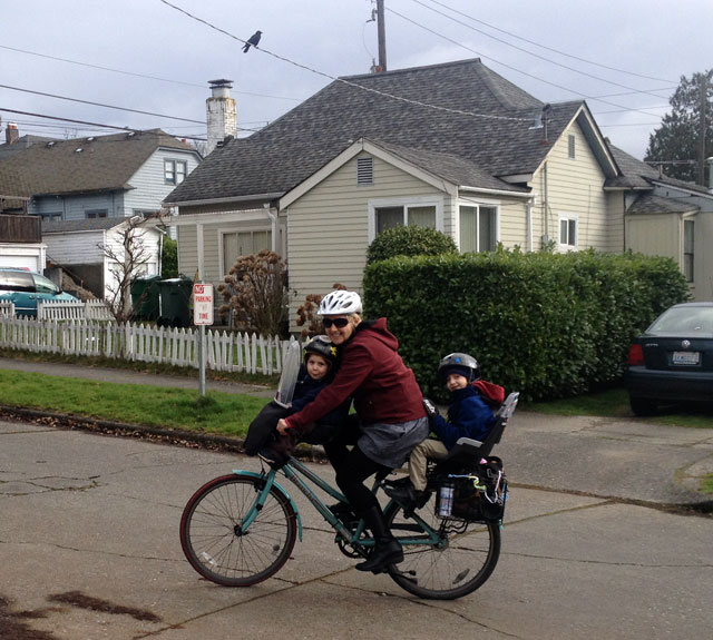 Back on the little bike