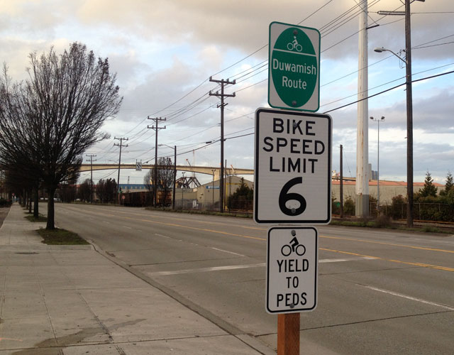 Entering the Duwamish Route from the Duwamish Trail