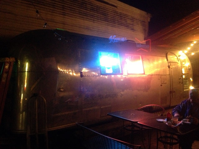 Loretta's Airstream trailer