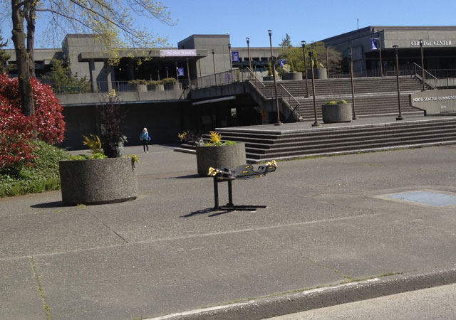 Practice bike rack at NSCC