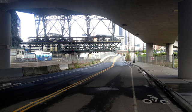 Bike lane in SODO