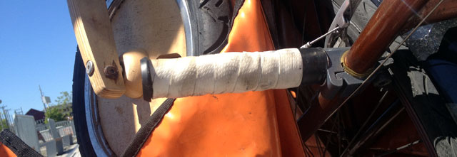 Foot peg on Kona Ute