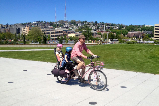 Tyler on the mamabike