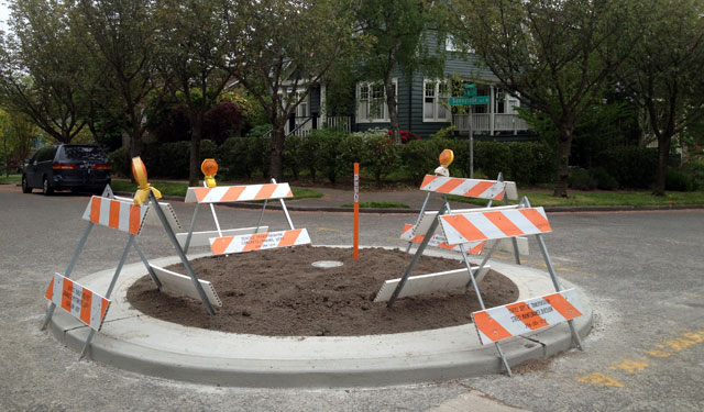 New Wallingford traffic circle