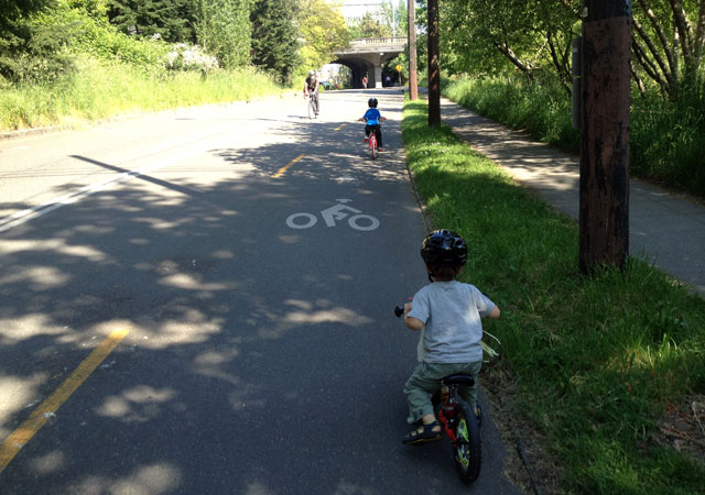 Biking after Bike to School Day