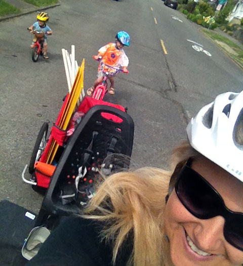 A real-er bike train