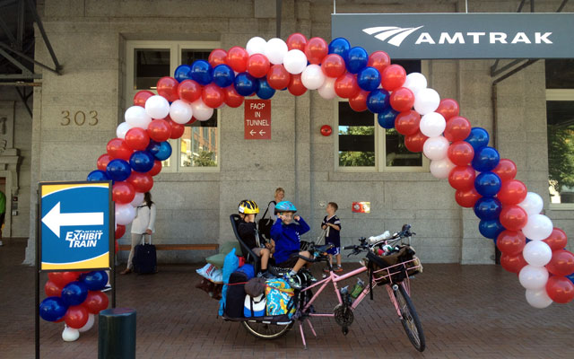 Amtrak Exhibit Train detour