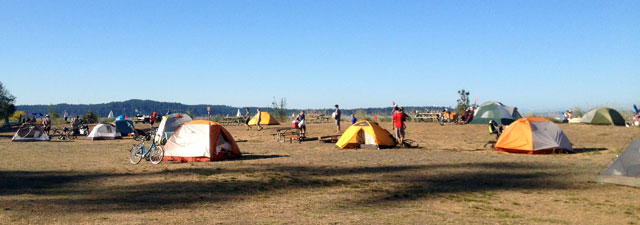 Fay Bainbridge park bike campers