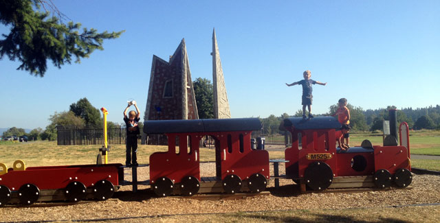 Marymoor playstructure by the velodrome
