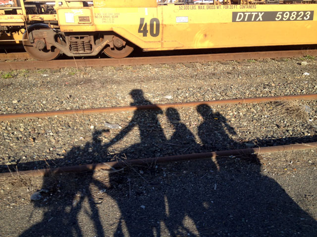 Riding East Marginal Way