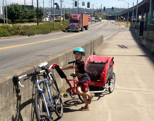 EEE by the West Seattle bike counter