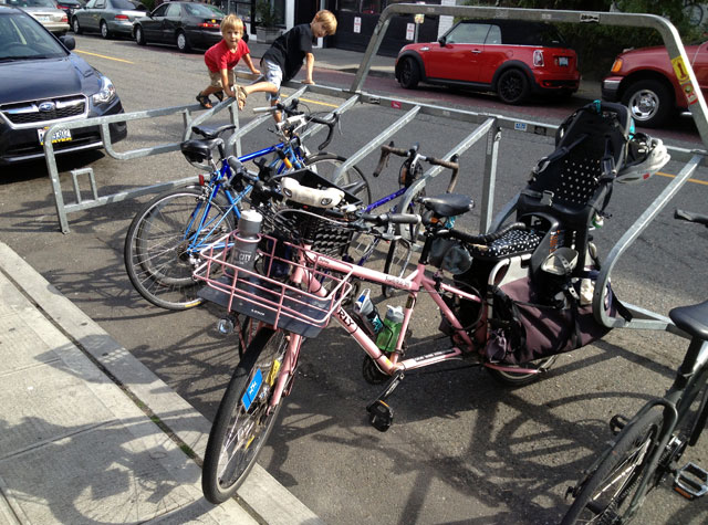 Melrose Market bike corral