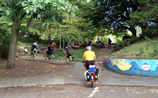 Winding up to Volunteer Park