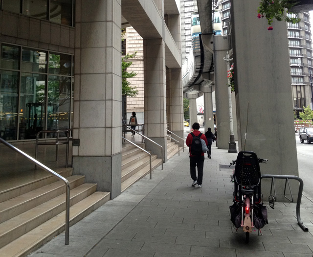Parked at Westlake Center