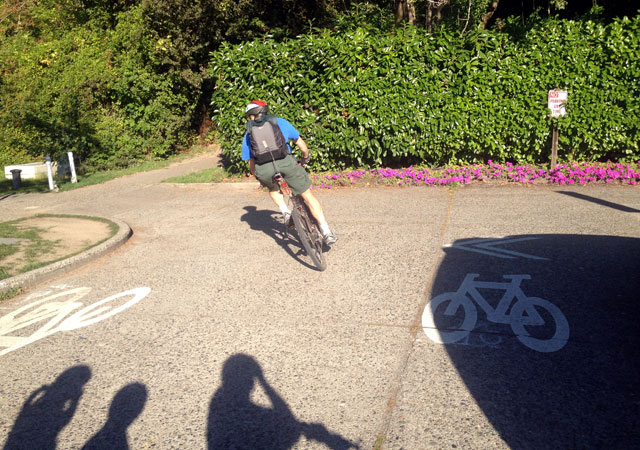 Sharrows into/out of Montlake Playfield