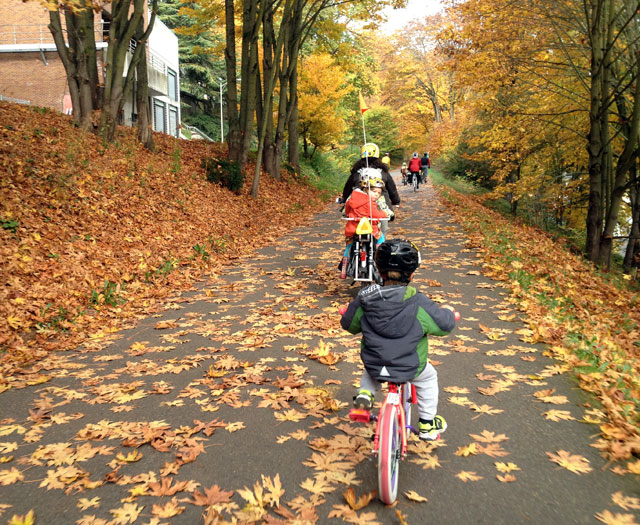 Birthday party in motion