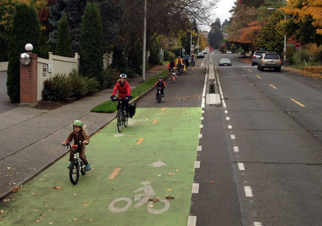Birthday party on the cycle track