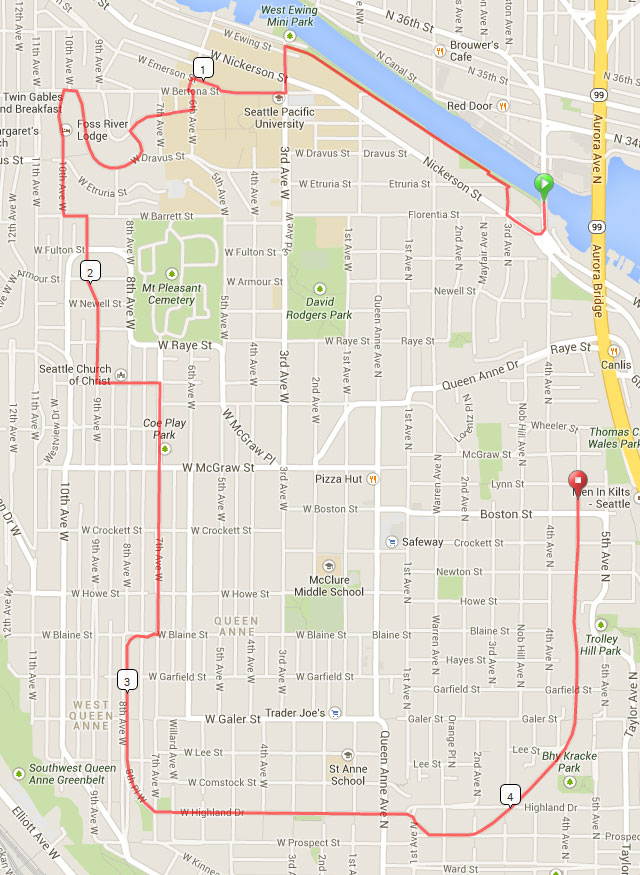 Scenic, easy? Queen Anne ascent