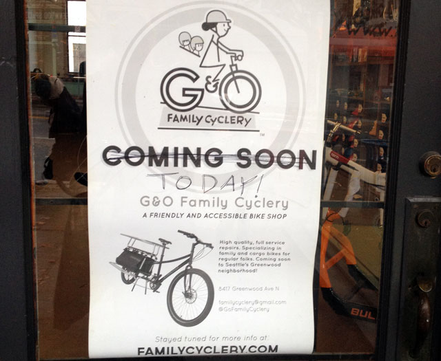 G & O Family Cyclery is open!