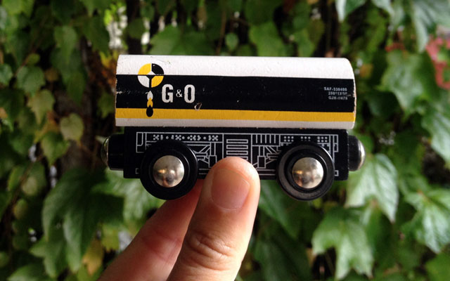 G & O train table car!
