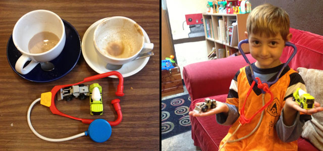 Toys at Makeda Coffee