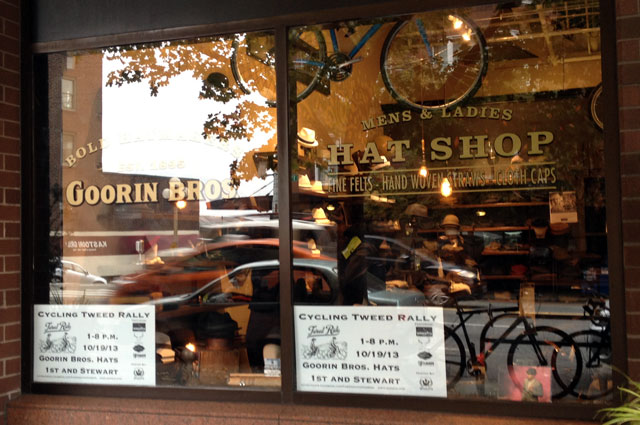 Cycling Tweed Rally at Goorin Bros.