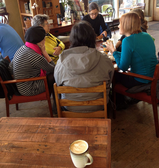 Coffee and company at Black Coffee Co-op