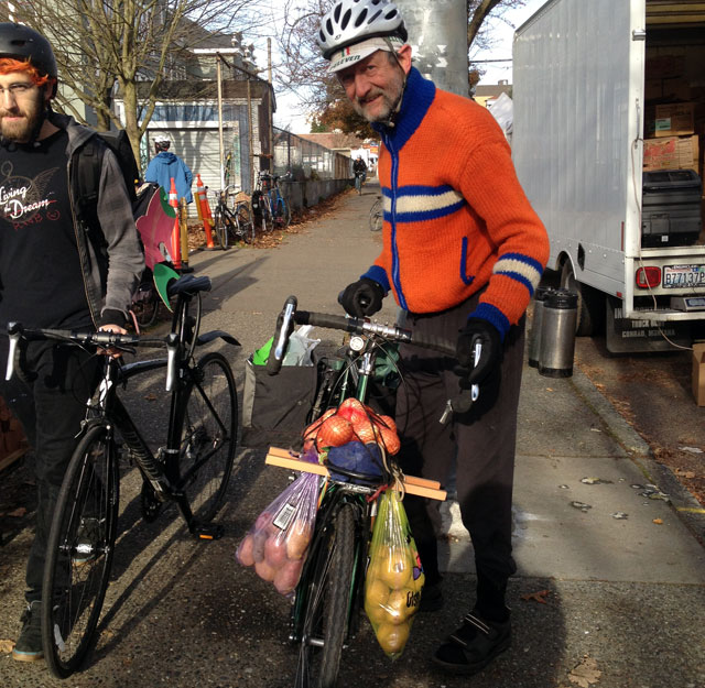 Nice haul at his first stop