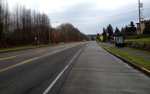 Gilman Ave. W with no parked cars