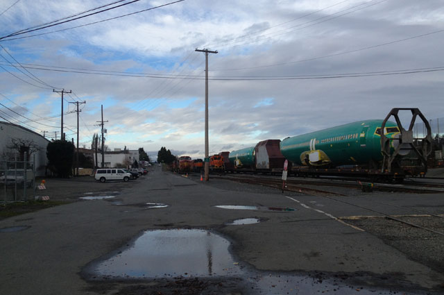 Return trip with blue skies