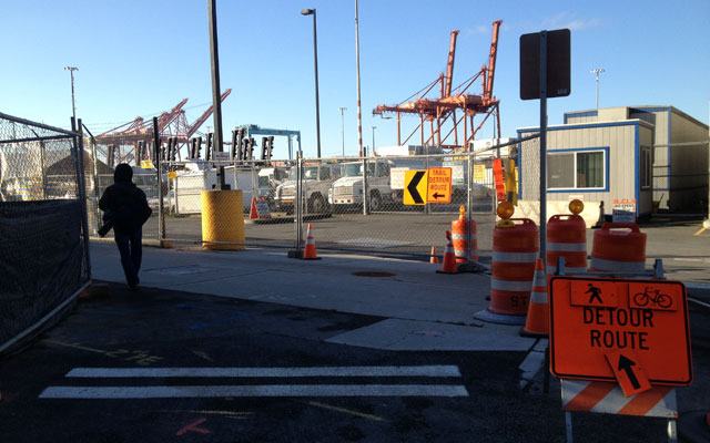 Detour route, the scenic side