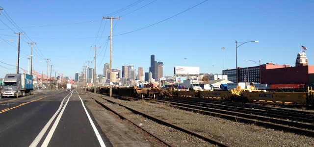 Heading towards Downtown Seattle