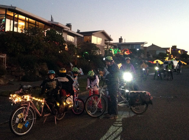 Riding through Olympic Manor