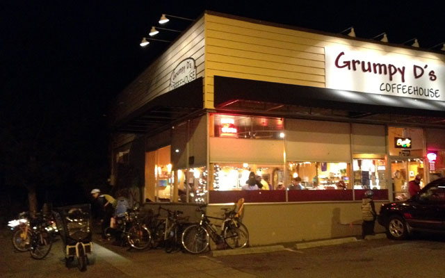 After the ride at Grumpy D's