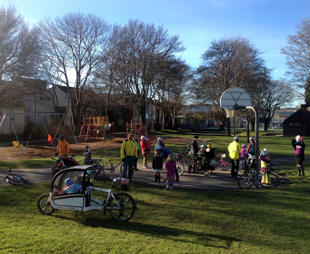 Pit stop at Gilman Playground