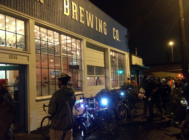 More trees and riders at Peddler Brewing Co